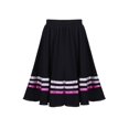 thumbnail image 1 of Filles Danse Jupe Longue Jupe de Ballet Wrap Jupe Rayures Maxi Jupe Robe de Danse pour Ballet Danse, 1 of 5