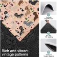 thumbnail image 3 of Black Cute Dachshund Dog and Wine Kitchen Rugs Sets Of 3,Kitchen Runner Rugs Non Skid Washable,Decorative Kitchen Floor Mats for Kitchen,Sink,Laundry,17"x30"+ 17"x47" + 17"x59", 3 of 6