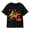 Black-3, variant on Halloween Cute Ghosts and Pumpkins T-Shirt for Boys, Cute Graphic Short Sleeve Shirt for Autumn Seasonal Wear