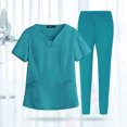 thumbnail image 4 of Scrubs Medical Top Y Pantalones Uniforme Médico para Mujeres Hombres, 4 of 9