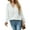 White, variant on Vedolay Fall Sweater Womens V-Neck Ribbed Long Sleeve Slim Knit Sweater Fall 2023 Trendy Clothes,Blue L