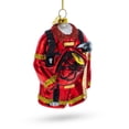 thumbnail image 2 of Heroic Fireman Uniform Glass Christmas Ornament, 2 of 4