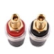 thumbnail image 1 of Conectores de Terminales de Altavoz de Cobre Puro, 2 Uds., Conector Banana Negro y Rojo, Adecuado para AltaVoz, 1 of 7