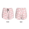 thumbnail image 5 of Lsque Rabbit And Cloud Printed Women's Running Shorts with Liner Pockets,Elastic Quick Dry Workout Athletic Gym Yoga Shorts,Womens High Waist Shorts-XX-Large, 5 of 9