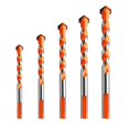 thumbnail image 2 of 5Pcs Alloy Triangle Spiral Drill Bits Set for Glass Tile Rotary Tools, 2 of 5