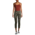 thumbnail image 5 of No Boundaries Scoop Neck Spaghetti Straps Ribbed Cami (Juniors) 1 Pack, 5 of 6