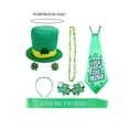 thumbnail image 3 of Patrick's Day Accessory Saint Patricks Party Favor with Saint Patricks Eyeglasses Shamrock Headband Neck Tie, 3 of 7