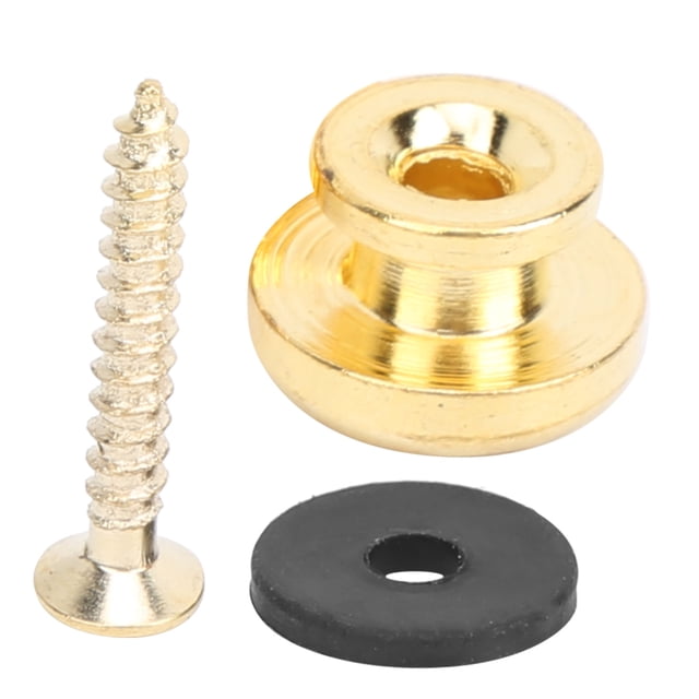 Dioche Guitar Strap Button, Light In Weight Zinc Alloy Material Strap End Pins, Not Easy To Damage Durable For Bass Guitar