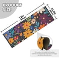 thumbnail image 5 of Yayeee Runner Rug for Bedroom 2'x6' Machine Washable Hallway Non Slip Mat, Bright Colorful Flowers Pattern, 5 of 8