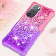 thumbnail image 4 of Funda para Motorola Edge 30 Pro Transparente con Brillos Carcasa Protectora Antigolpes con Glitter Brillante, 4 of 5