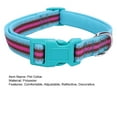 thumbnail image 7 of opvise Pet Collar Reflective Adjustable Decorative Polyester Cat Dog Neck Circle Strap Rose Red, 7 of 7