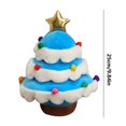 thumbnail image 3 of Puntoco Almohada navideña con forma de árbol de Navidad, regalo de vacaciones, cojín navideño, 3 of 5