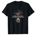 thumbnail image 1 of AALJY American Raised with Mexican Roots USA Flag T-Shirt, 1 of 1
