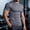 #165-Gray, variant on Men's Compression Short Sleeve Sports Top Quick Dry Breathable Base Layer for Running Fitness Basketball Training Gift