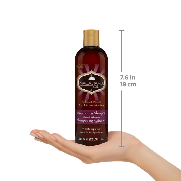 HASK Macadamia Oil Moisturizing Shampoo (12oz) HASK Macadamia Oil Moisturizing Shampoo (12oz)