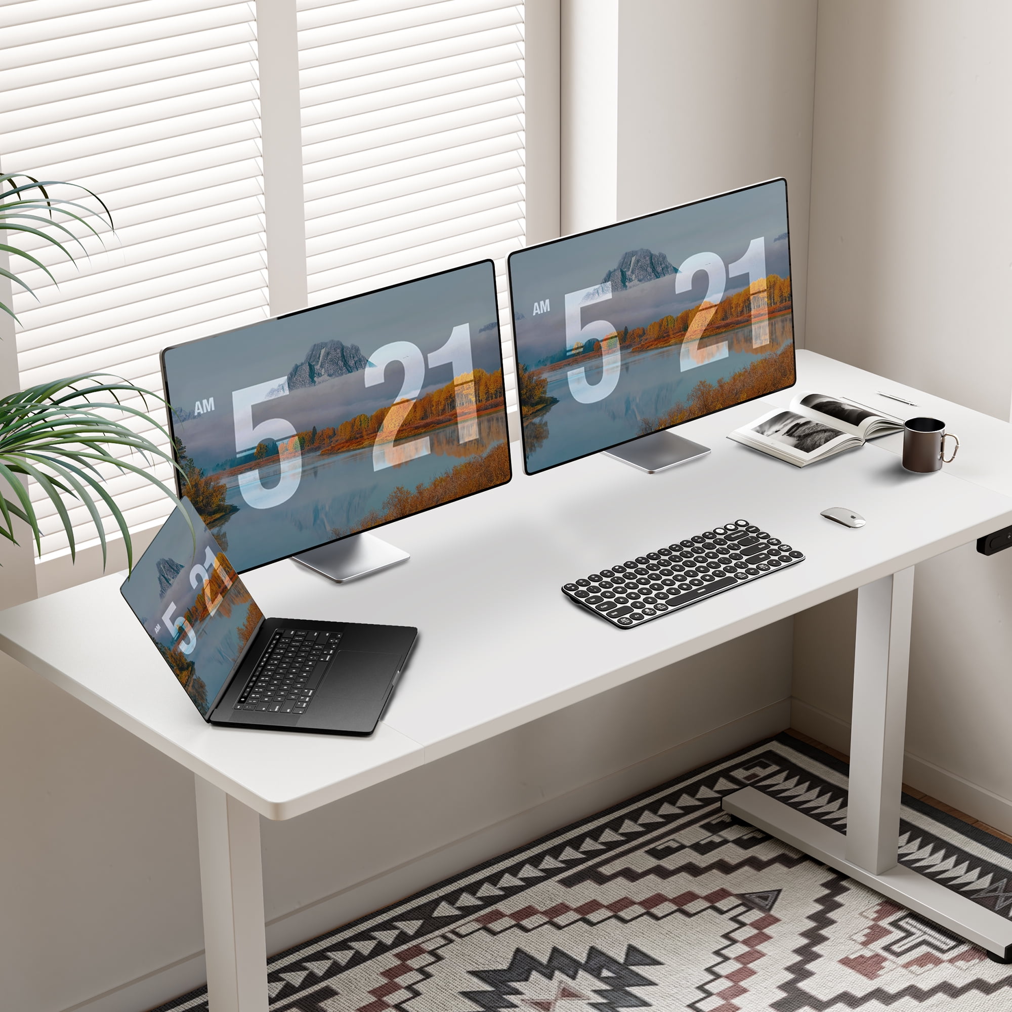 Standing Desk – Adjustable Height Electric Desk With Memory Controller