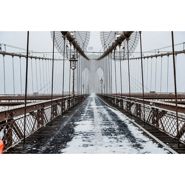 The Brooklyn Bridge Poster Print by Bruce Getty (24 x 36) 