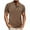 A_ Khaki, variant on YLSDY Mens Henley Shirts Short Sleeve Casual Button T-Shirts Basic Tee Shirts Summer Vintage T Shirts with Pocket Wine L