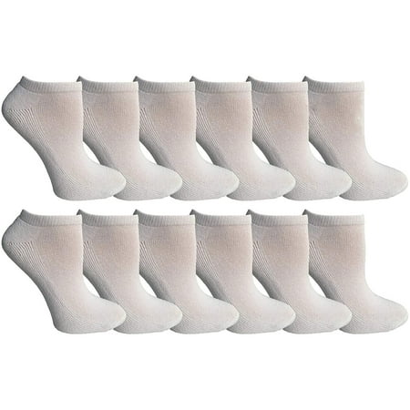 

SOCKS NBULK Kids No Show Ankle Socks Soft Sports Socks In Bulk Packs Fit Size 6-8