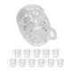 thumbnail image 4 of Mini Tazas De Cerveza, Tazas De Cerveza En Miniatura Resistentes A Caídas Realistas Transparentes Libres De Tóxicos Para Fiesta Para Casa De Muñecas ANGGREK No, 4 of 7