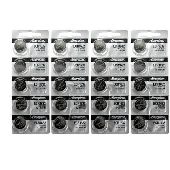 20 pcs Energizer CR 1632 ECR1632 1632 BR1632 CR1632 3V Lithium Coin Battery