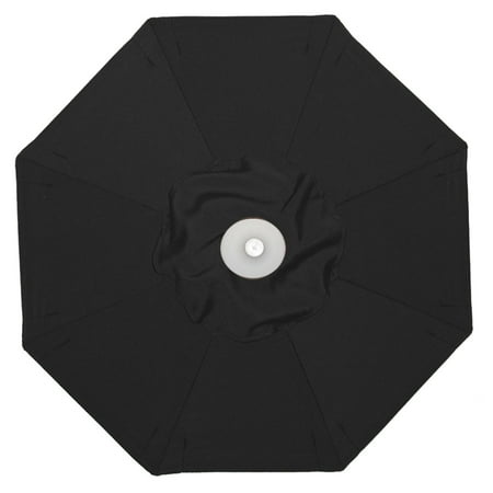 Galtech 9 Ft Wood Commercial Grade Sunbrella Patio Umbrella