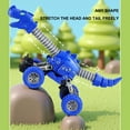 thumbnail image 7 of 2-Way Inertia Telescopic Dinosaur Car, Stretch Head & Tail, No Battery Powered, Crawler Toy Gift for Kids Boys Girls,Green, 7 of 7