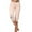 Pink, variant on Elastic Waist Print Casual Pants Women Knee-Length Capris Loose Drawstring Joggers