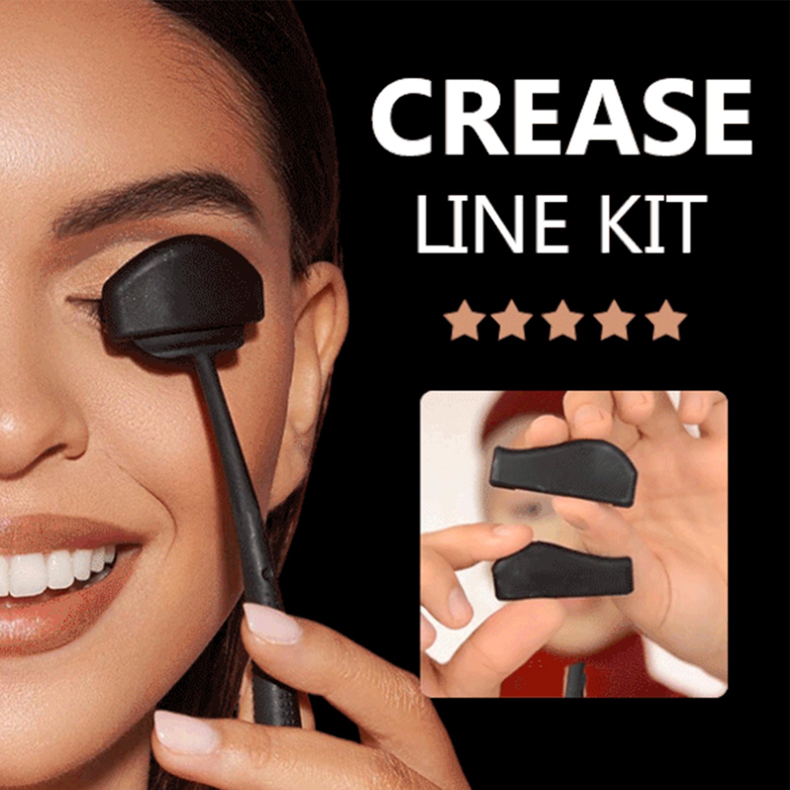 In Crease Line Kit Applicator Silicone Eyeshadow Stamp Crease Tool_c