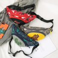 thumbnail image 2 of Riñonera para niños y niñas, bonita riñonera con dibujos de dinosaurios, riñonera para niños, riñonera con cremallera para bebés, 2 of 5