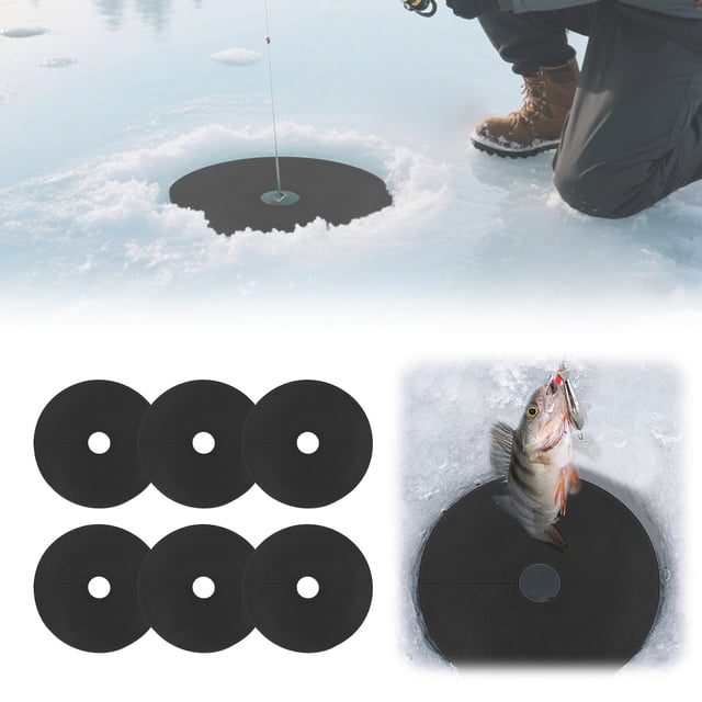 Decoration Winter Ice Fishing Accessories EVA Insulator Cover For Freezing Holes Durable Protector 6Pcs