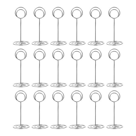 

Message Clips Place Card Clips Wedding Seat Massage Clamps Desktop Clips Note Clips20Pcs Round Shaped Photo Clips Note Holders Memo Clips Business Cards Storage Racks