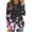 #0134-Pink, variant on Uootdi Long Sleeve Shirts for Women Casual Crewneck Loose Tunic Tops Retro Floral Maple Leaf Graphic Tees Gift Fall Fashion Work B