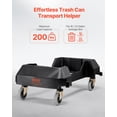 thumbnail image 2 of Bote de basura Dolly VEVOR Fit, contenedores de 60/87 L, capacidad de 90 kg, 2 of 9