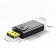 thumbnail image 4 of Adaptador convertidor DisplayPort a HDMI (negro), 4 of 4