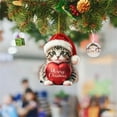 thumbnail image 5 of 2024 Christmas Advent Calendar Set Funny Cat Ornaments Holiday Tree Decorations 2D Festive Countdown Cat Home Party Supplies, 5 of 8