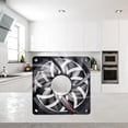 thumbnail image 2 of 12V 8010 Silent Cooling Fan, Computer Case Fan 8cm x 8cm x 1cm PC Computer Fan, for Industrial Equipment, Cooling Case, 2 of 8