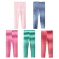 thumbnail image 3 of 2-7Y Girls Leggings Bottom Pants Baby Striped Long Pants, 3 of 4