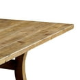 thumbnail image 6 of Furniture of America Roseanne Trestle Base Dining Table, Rustic Pine, 6 of 6