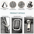 thumbnail image 5 of Sunyuer Vintage Hobo Bag for Women, Large Capacity PU Soft Leather Slouchy Tote Purse Single Shoulder Crossbody Handbag, 5 of 7