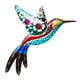 thumbnail image 2 of Arte de la pared Cola colibrí colorido 3D, 2 of 8