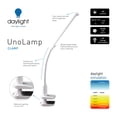 thumbnail image 2 of Daylight UnoLamp W/Clamp-White, 2 of 3