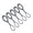 Grey, variant on Gieenan 5lots Zippers Pull Zippers Pullers Rope Sliders Cord Fastener Cord Closures