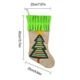 thumbnail image 3 of Hwkond Stockings Christmas Christmas Stocking Decorations Senior Elks Small Tree Candy Bag Christmas Tree Gift Stocking Hangers on Clearance, 3 of 6