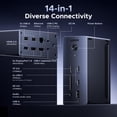 thumbnail image 2 of USB C Docking Station UGREEN Revodok Pro 314 3 Monitors 100W, 2 of 9