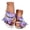 Purple, variant on Women's Flat Sandals Cute Butterfly Open Toe Flip Flops Dressy Vacation Summer Thong Slides Shoes for Wedding Beach Walking Yellow Size 9.5