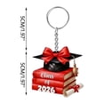 thumbnail image 3 of 3Pcs Class Of 2026 Keychain, Vacemry Class Of 2026 Graduation Keychain, 2D Acrylic Read Stack Graduate Keyring, Fake Read Stack Keychain for Grad Gift, Teen Graduation Keepsake for Backpack Purse, 3 of 7