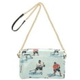 thumbnail image 2 of FORMRS Women Crossbody Purse with Chain Strap Vegan Leather Shoulder Handbag, Ice Play, 2 of 7