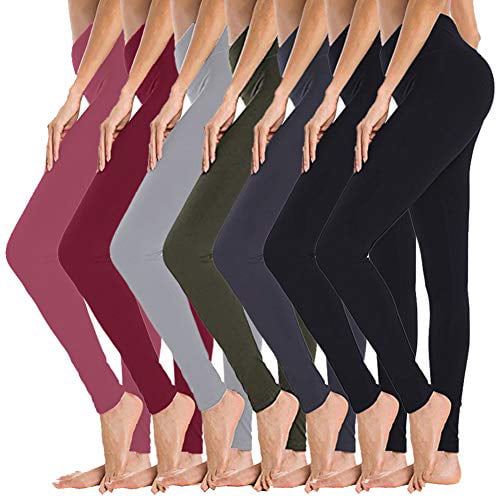 Reg /& Plus Size Gayhay 3 Pack High Waisted Capri Leggings for Women-Tummy Control Workout Running Pants