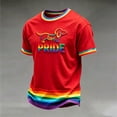 thumbnail image 2 of Pride Month T-Shirt for Men, We The People Means Everyone USA Equality Rainbow Graphic Tee, 2 of 4